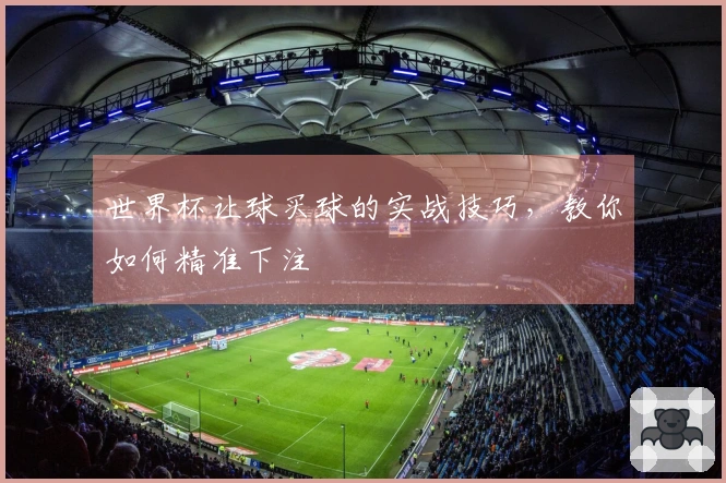 世界杯让球买球的实战技巧，教你如何精准下注